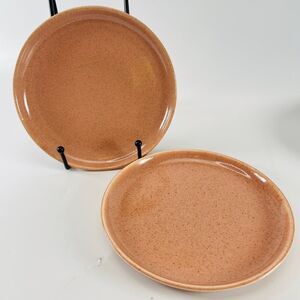 2 VTG Russel Wright Steubenville American Modern Bread Dessert Plate 6" Pink MCM